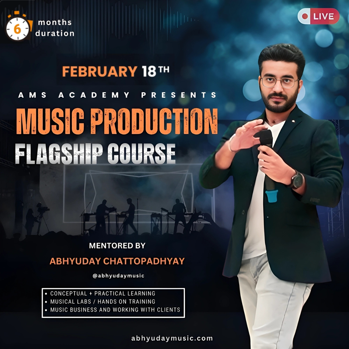 Music Production Live Course – Flagship February 2024