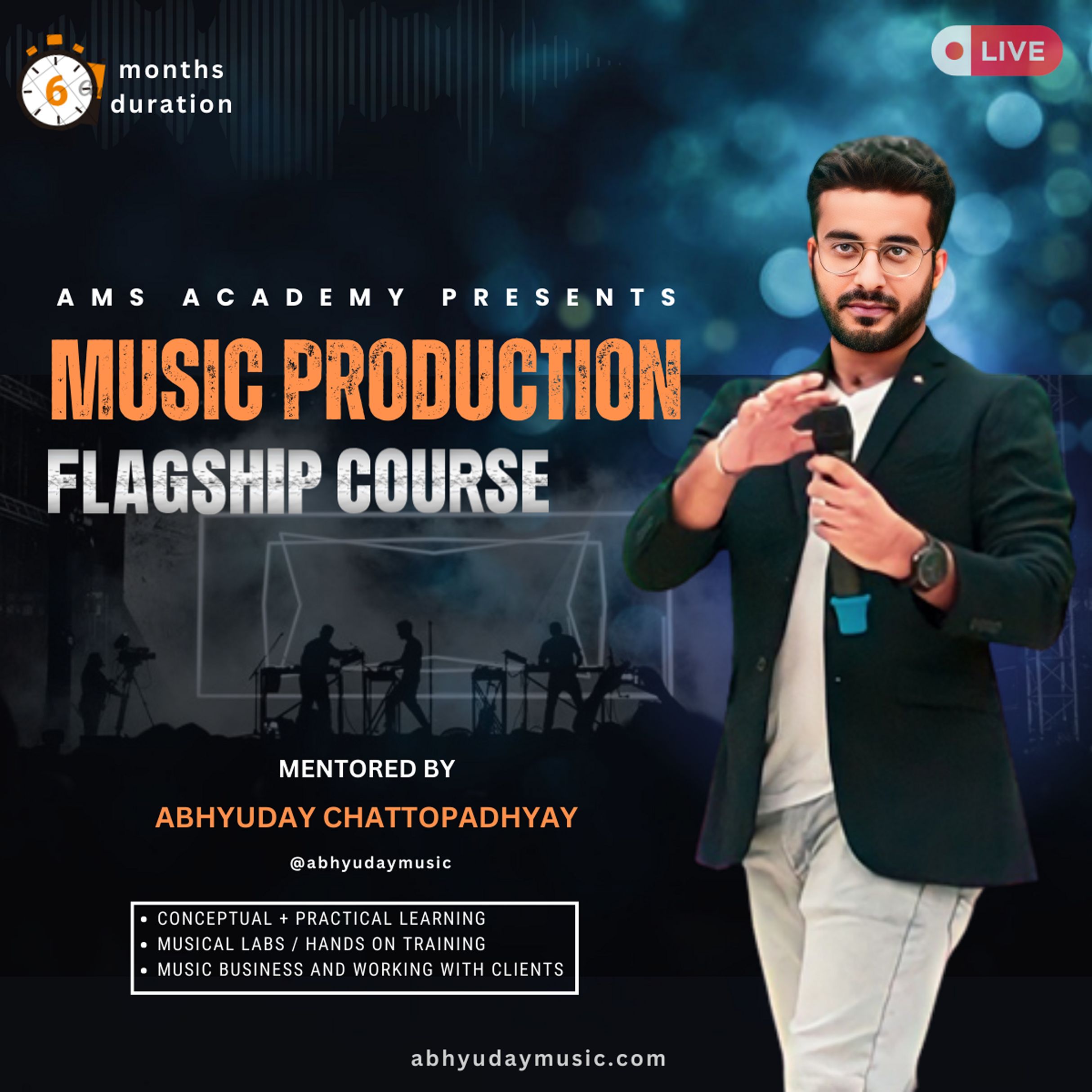 Music Production Live Course – Flagship June 2024